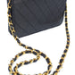 Chanel Matelasse Mini Chain Shoulder Bag Black
