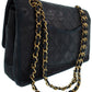 Chanel Matelasse Chain Shoulder Bag Black