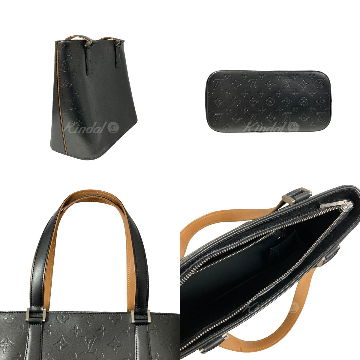 Louis Vuitton Monogram Matte Tote Bag Gray