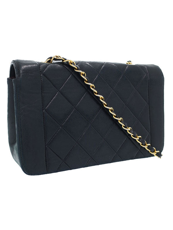 Chanel Matelasse Chain Shoulder Bag Black