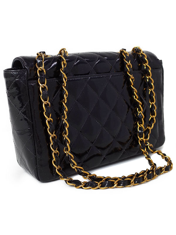 Chanel Matelasse Chain Shoulder Bag Black