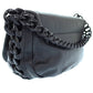 Chanel Coco Mark Plastic Chain Shoulder Bag Black
