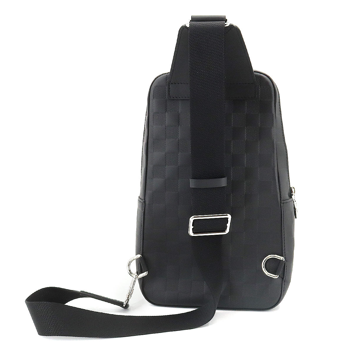 Louis Vuitton Damier Anfini Avenue Sling Bag Body Bag Black