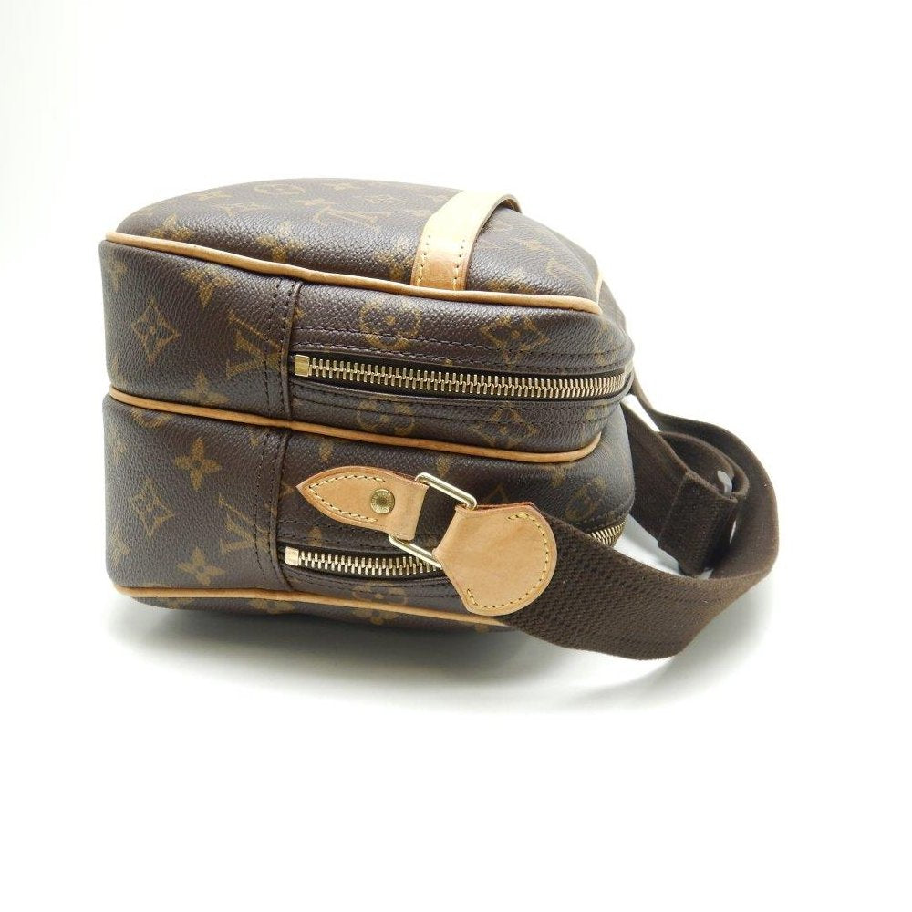 Louis Vuitton Monogram Reporter PM Brown Shoulder Bag