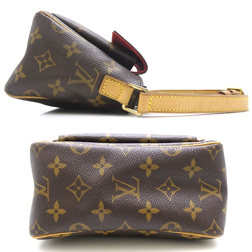Louis Vuitton Monogram Viva Cite PM Shoulder Bag Brown