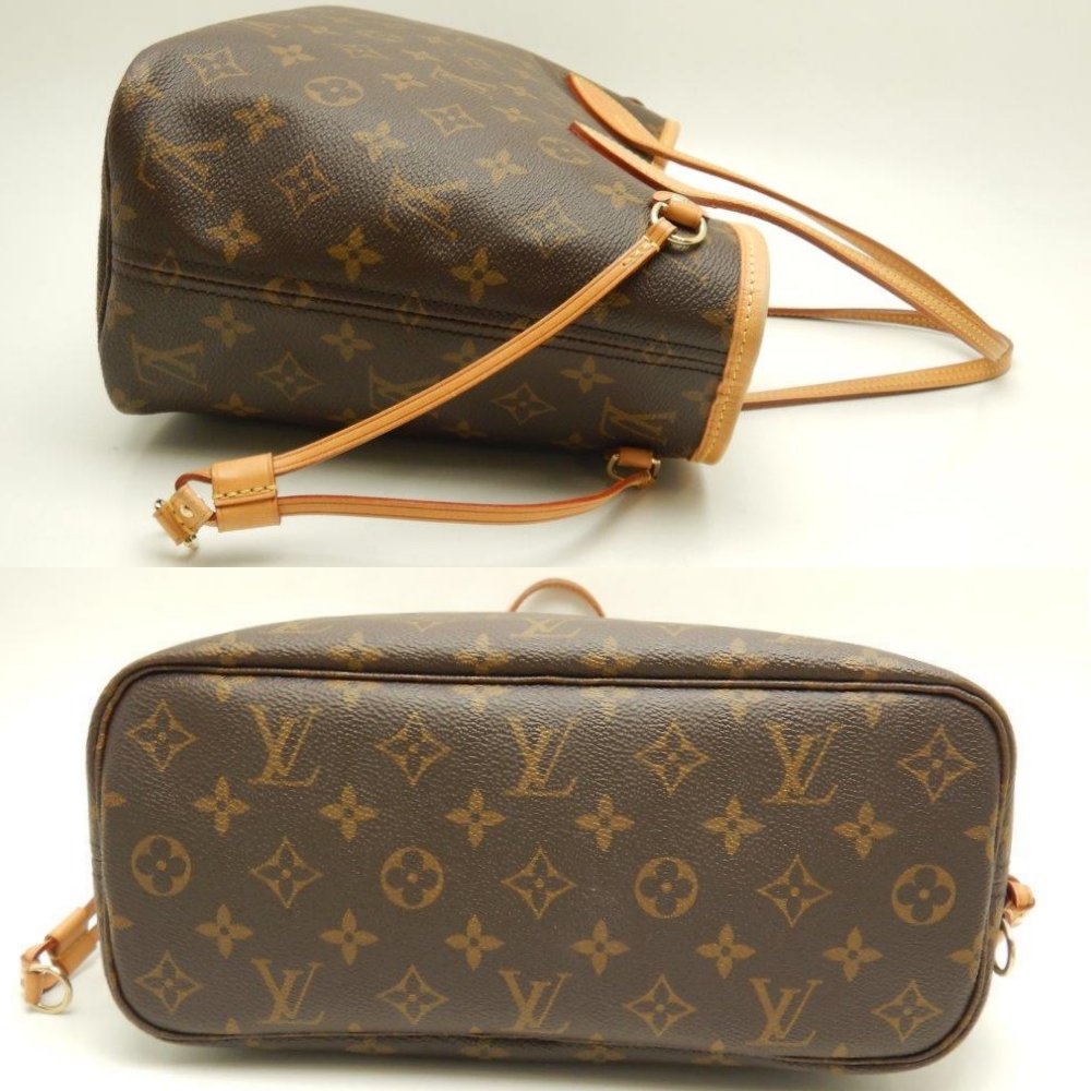 Louis Vuitton Monogram Neverfull PM Brown Tote Bag