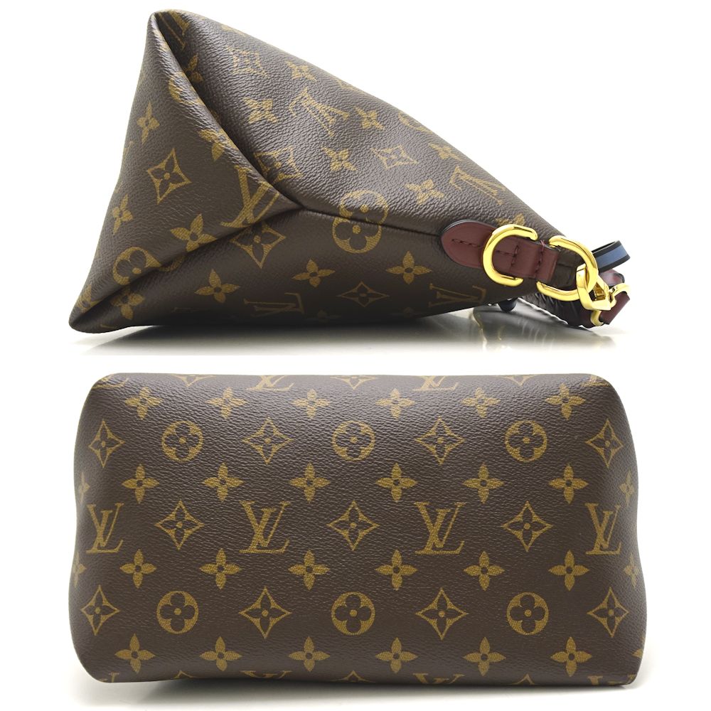 Louis Vuitton Monogram Mini Zipped Hobo 2way Bag Brown