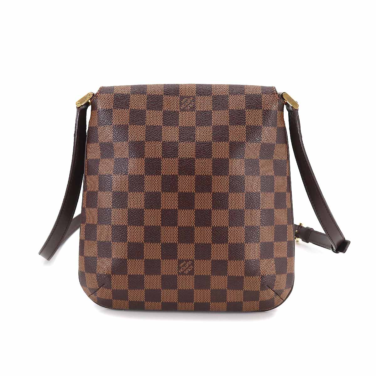 Louis Vuitton Damier M tte Salsa Long Shoulder Bag Ebene Gold Hardware