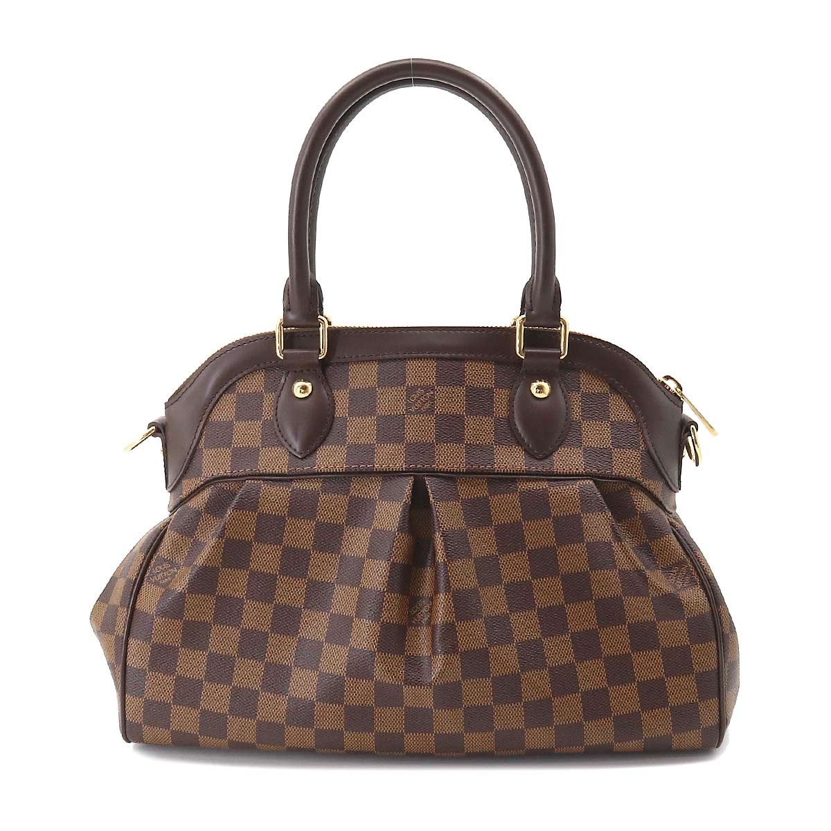 Louis Vuitton Damier Trevi PM 2 Way Hand Shoulder Bag Ebene
