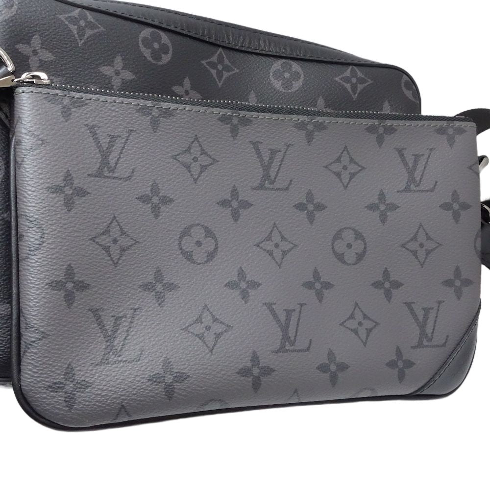 Louis Vuitton Crossbody Shoulder Bag Monogram Eclipse Black