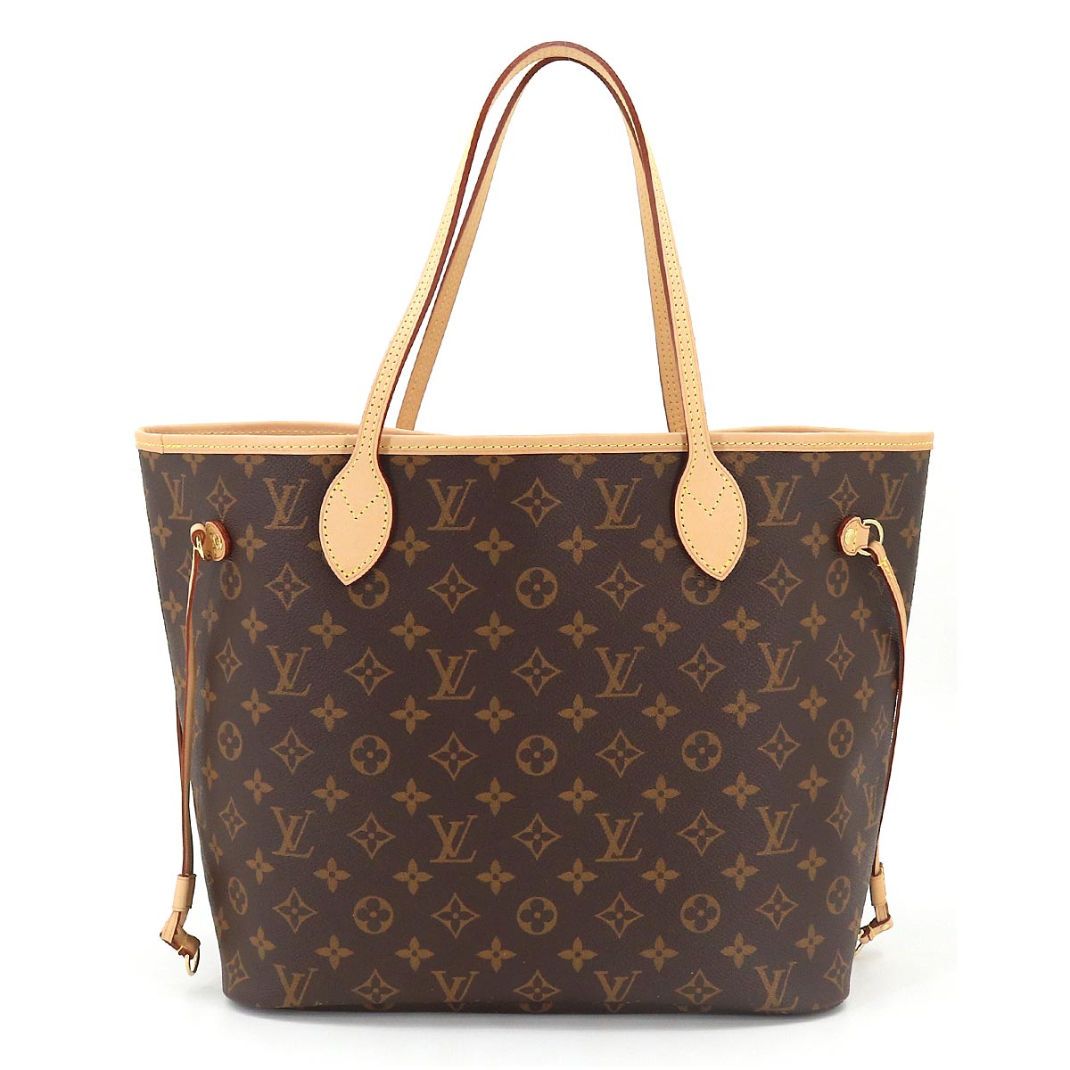 Louis Vuitton Monogram Neverfull MM Tote Bag Brown