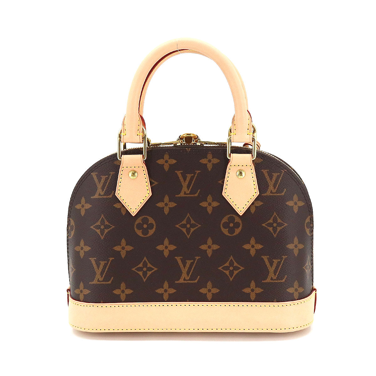 Louis Vuitton Monogram Alma BB 2 Way Hand Shoulder Bag Brown
