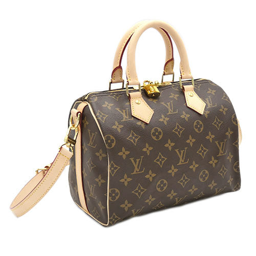 Louis Vuitton Monogram Speedy Bandouliere 25 Brown 2way Handbag