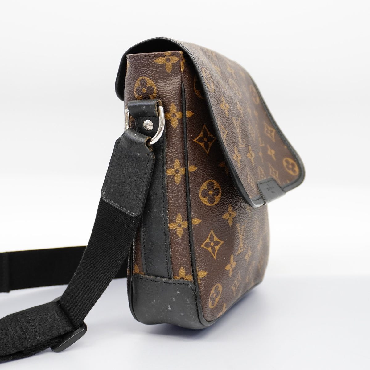 Louis Vuitton Shoulder Bag Monogram Macassar Bus PM