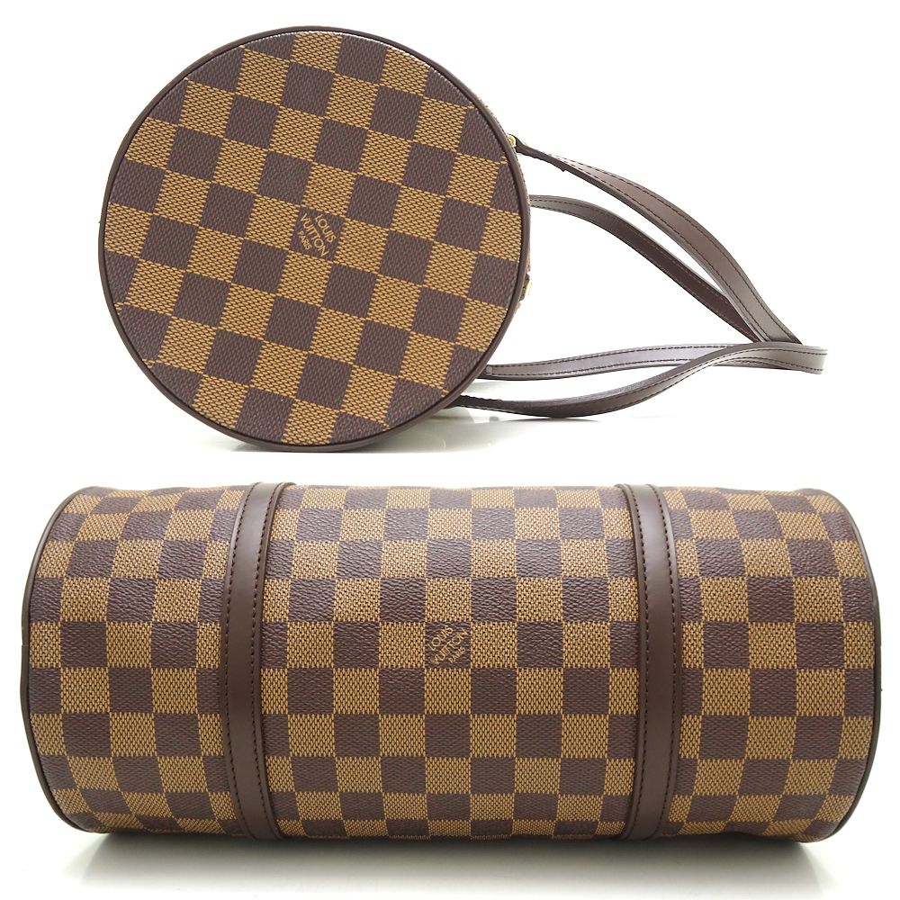 Louis Vuitton Damier Papillon 30 Ebene Handbag Brown
