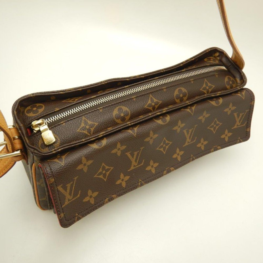 Louis Vuitton  Monogram Viva Cite MM Brown Shoulder Bag