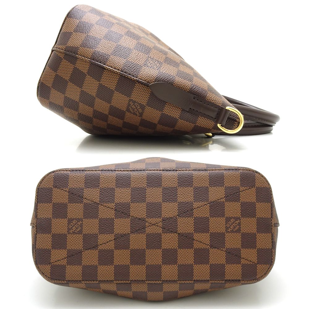 Louis Vuitton Damier Sienna PM Ebene 2WAY Bag Brown