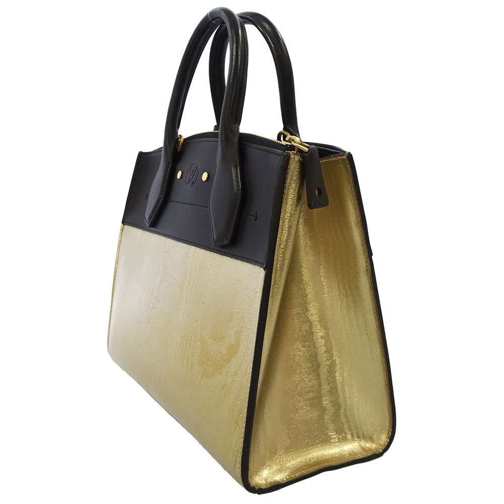 Louis Vuitton Handbag City Steamer PM 2way Shoulder Bag Black