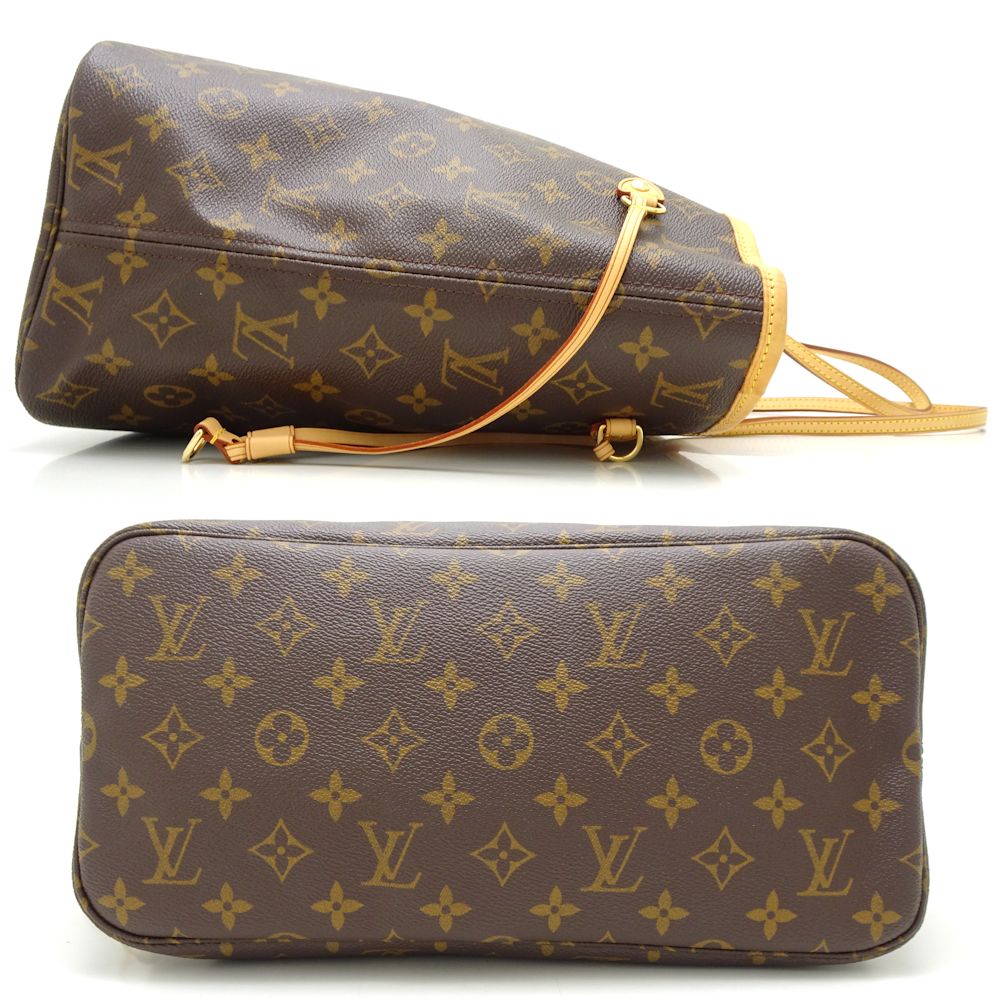Louis Vuitton Monogram Neverfull MM Brown Tote Bag