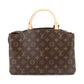 Louis Vuitton Monogram Petit Palais PM 2way Hand Shoulder Bag Brown