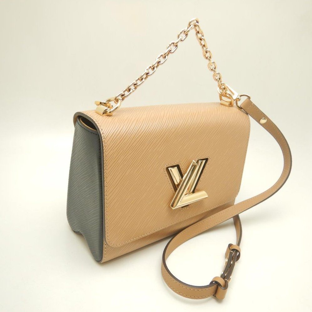 Louis Vuitton Epi Twist MM Beige Black 2WAY Bag