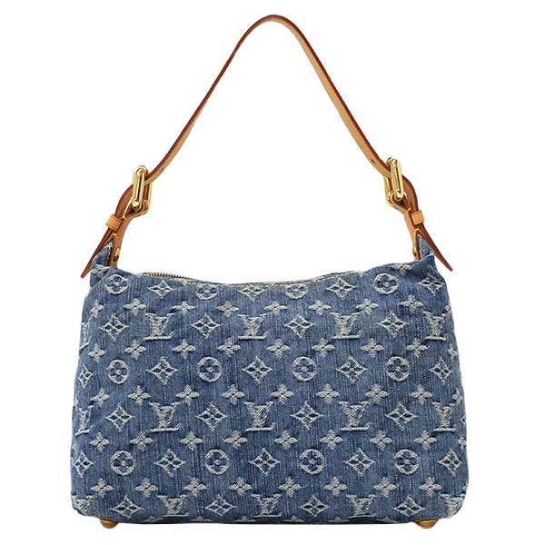 Louis Vuitton Baggy PM Monogram Denim Shoulder Bag Blue