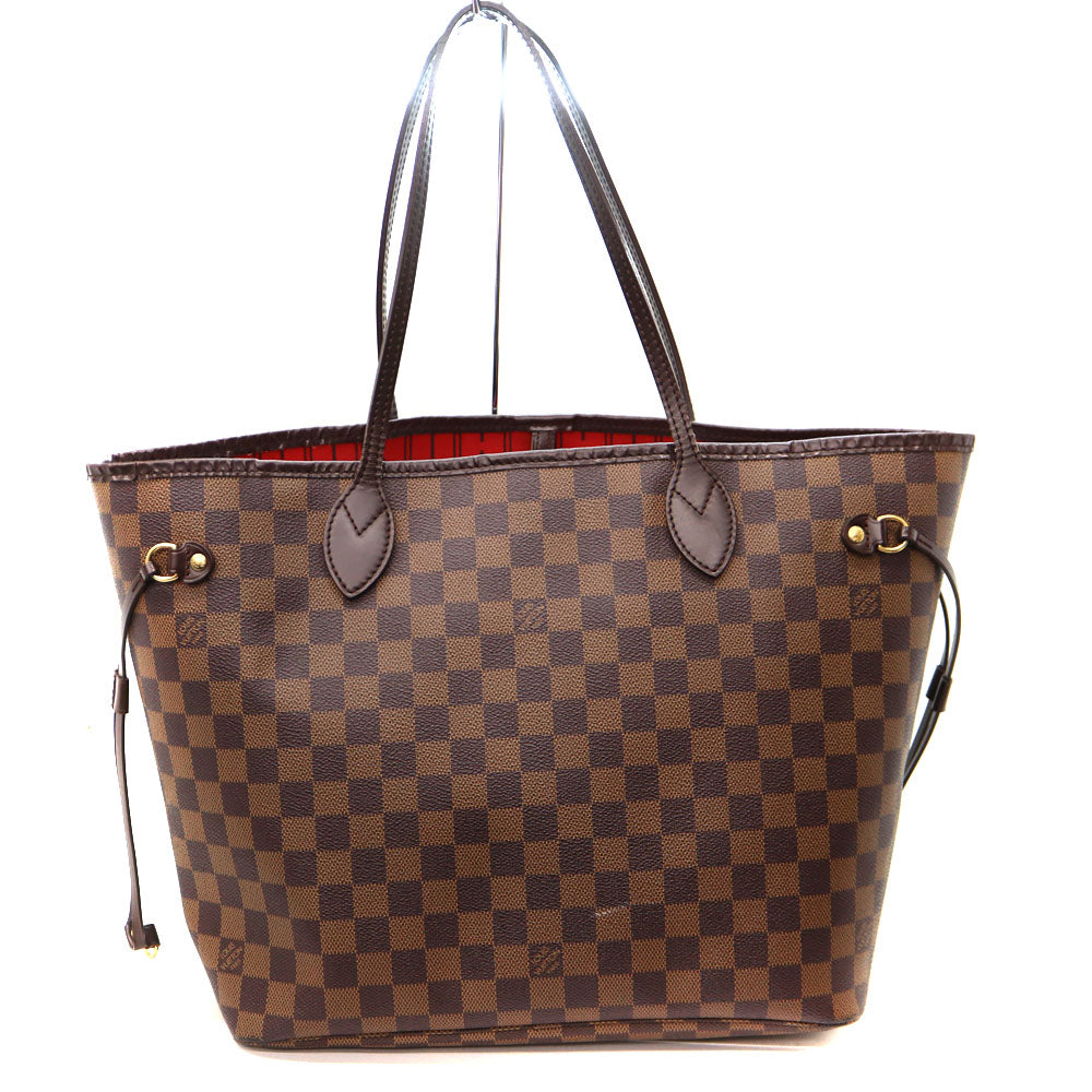 Louis Vuitton Neverfull MM Tote Bag Damier Canvas Ebene