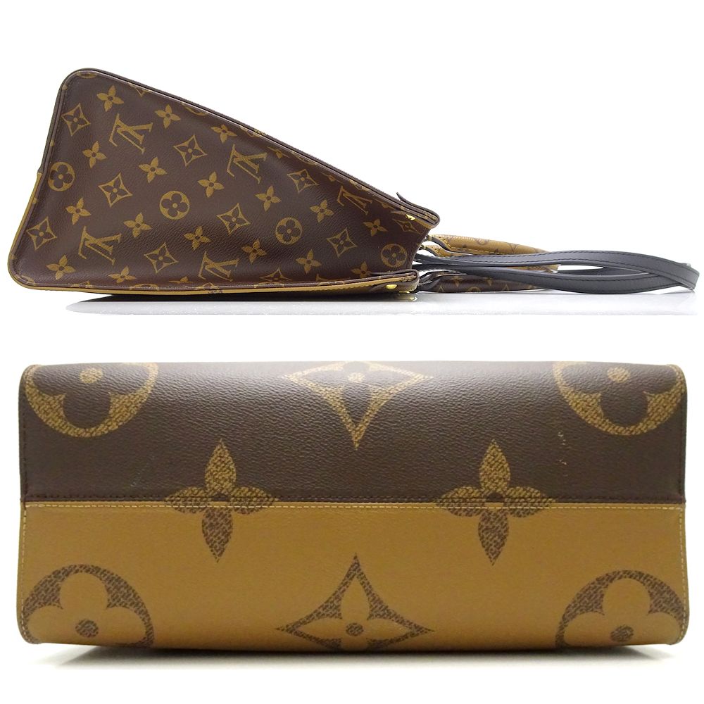 Louis Vuitton Monogram Giant Reverse On The Go MM Brown