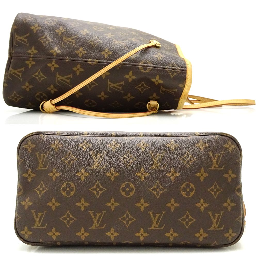 Louis Vuitton Monogram Neverfull MM Brown Tote Bag