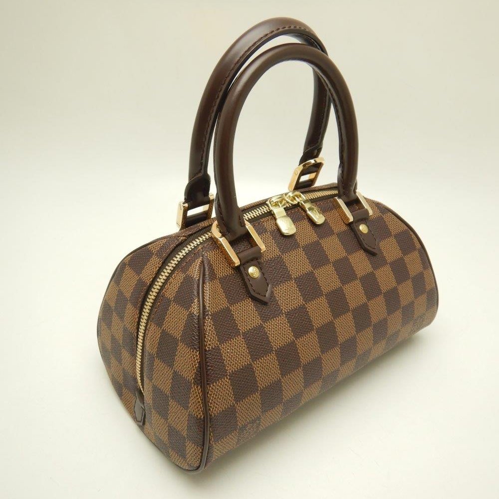 Louis Vuitton Damier Rivera Mini Ebene Handbag Brown