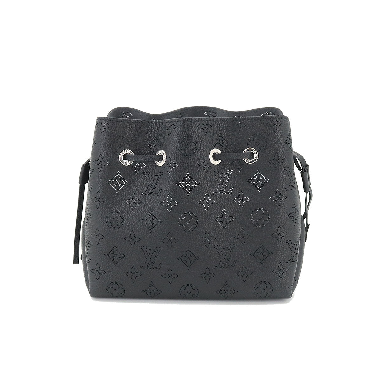 Louis Vuitton Mahina Bella 2 Way Shoulder Hand Bag Leather Noir