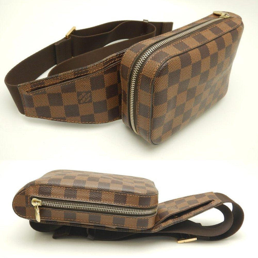 Louis Vuitton Damier Jeronimos Ebene Body Bag Brown