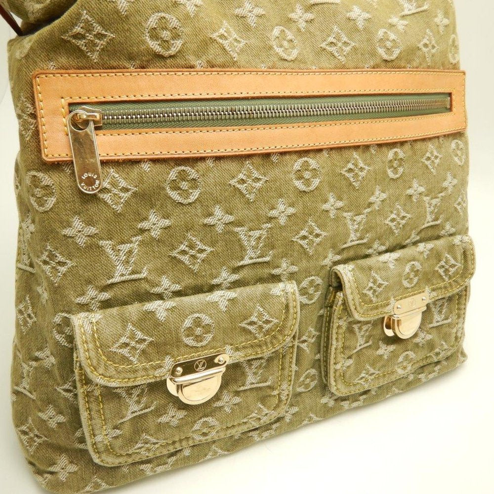 Louis Vuitton Monogram Denim Baggy GM Riken Shoulder Bag