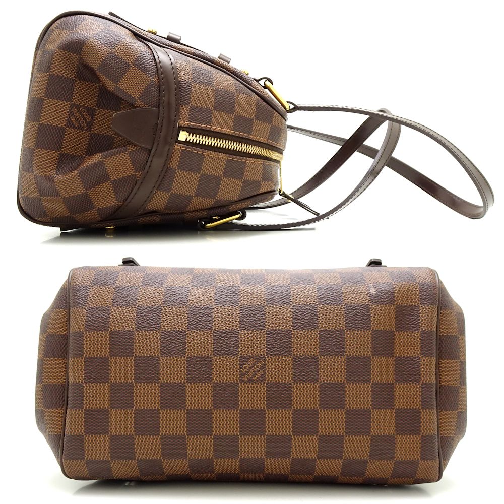 Louis Vuitton Damier Rivington PM Ebene Shoulder Bag