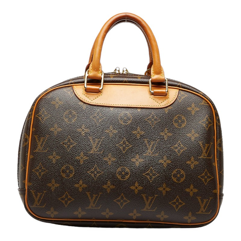 Louis Vuitton Monogram Trouville Handbag Brown