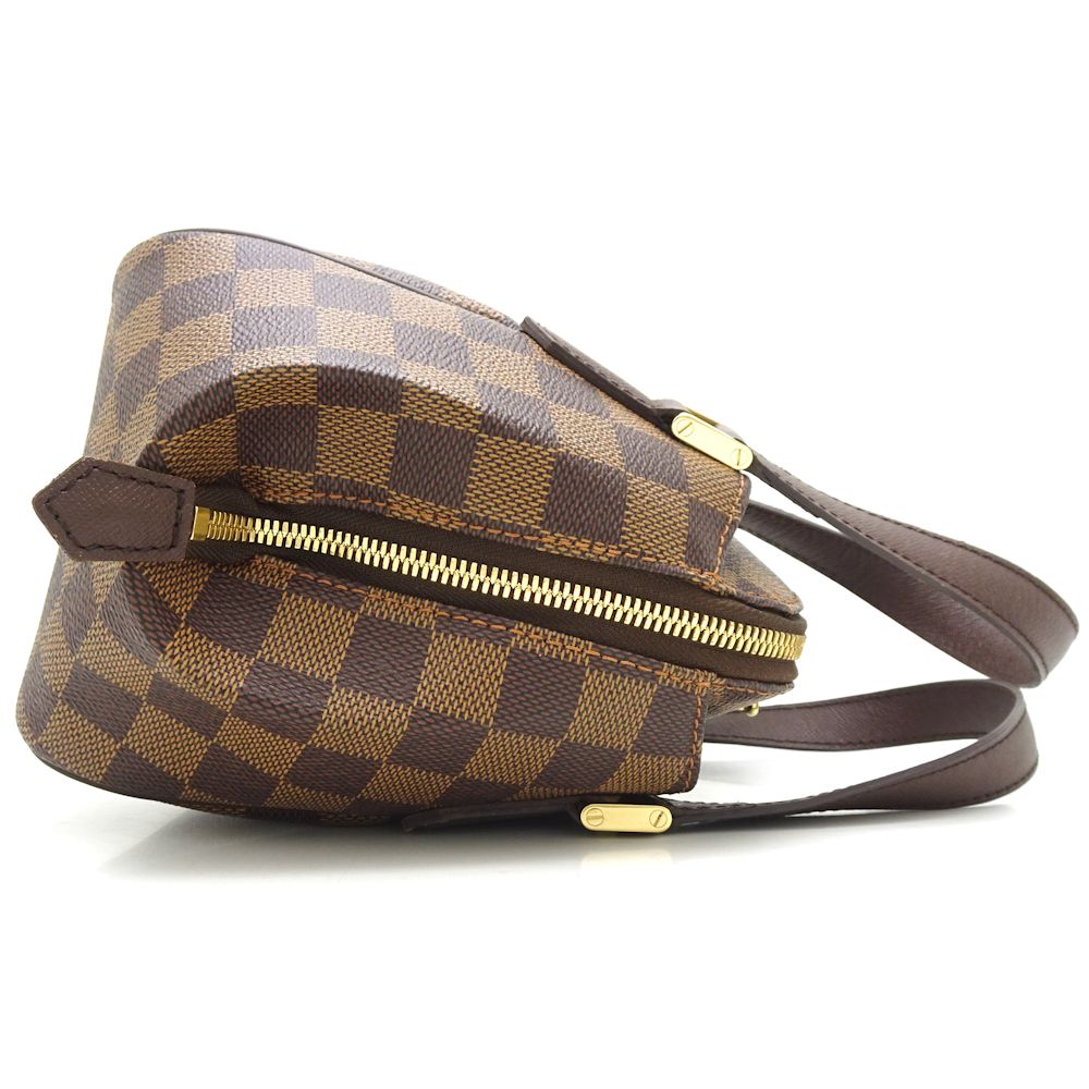Louis Vuitton Damier Belem PM Ebene Handbag Brown