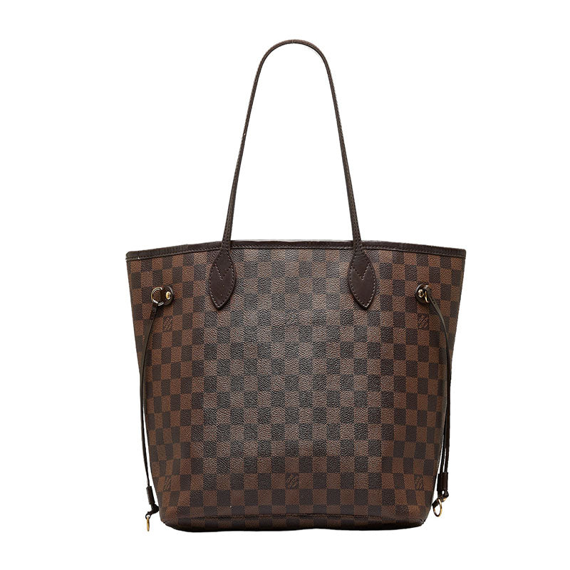 Louis Vuitton Damier Neverfull MM Shoulder Bag Tote Bag Brown
