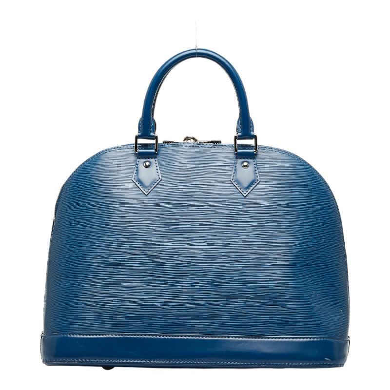Louis Vuitton Epi Alma MM Handbag Toledo Blue