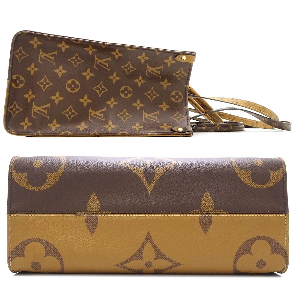 Louis Vuitton Monogram Giant Reverse On The Go MM Brown