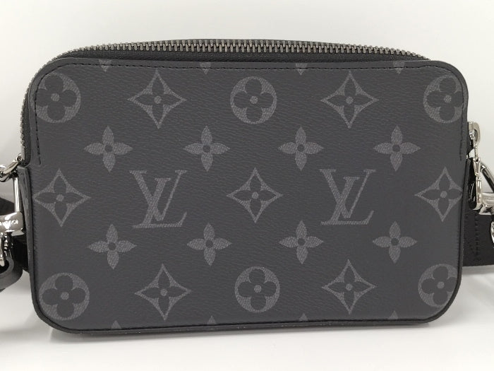 Louis Vuitton Alpha Wearable Wallet Shoulder Bag Monogram Eclipse