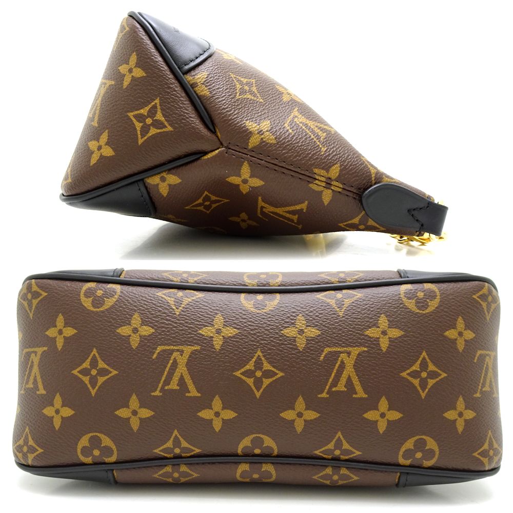 Louis Vuitton Monogram  Boulogne NM Shoulder Bag Brown x Noir