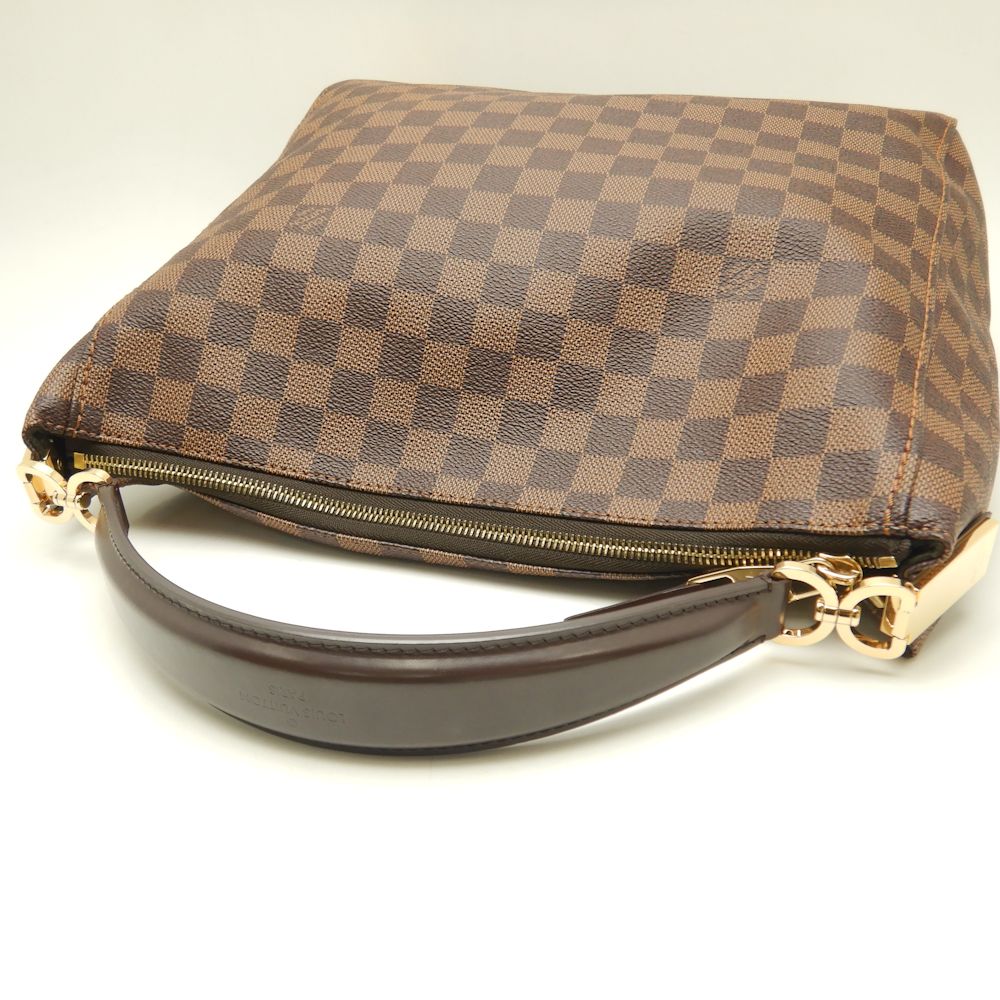 Louis Vuitton Portobello PM Damier Shoulder Bag Brown