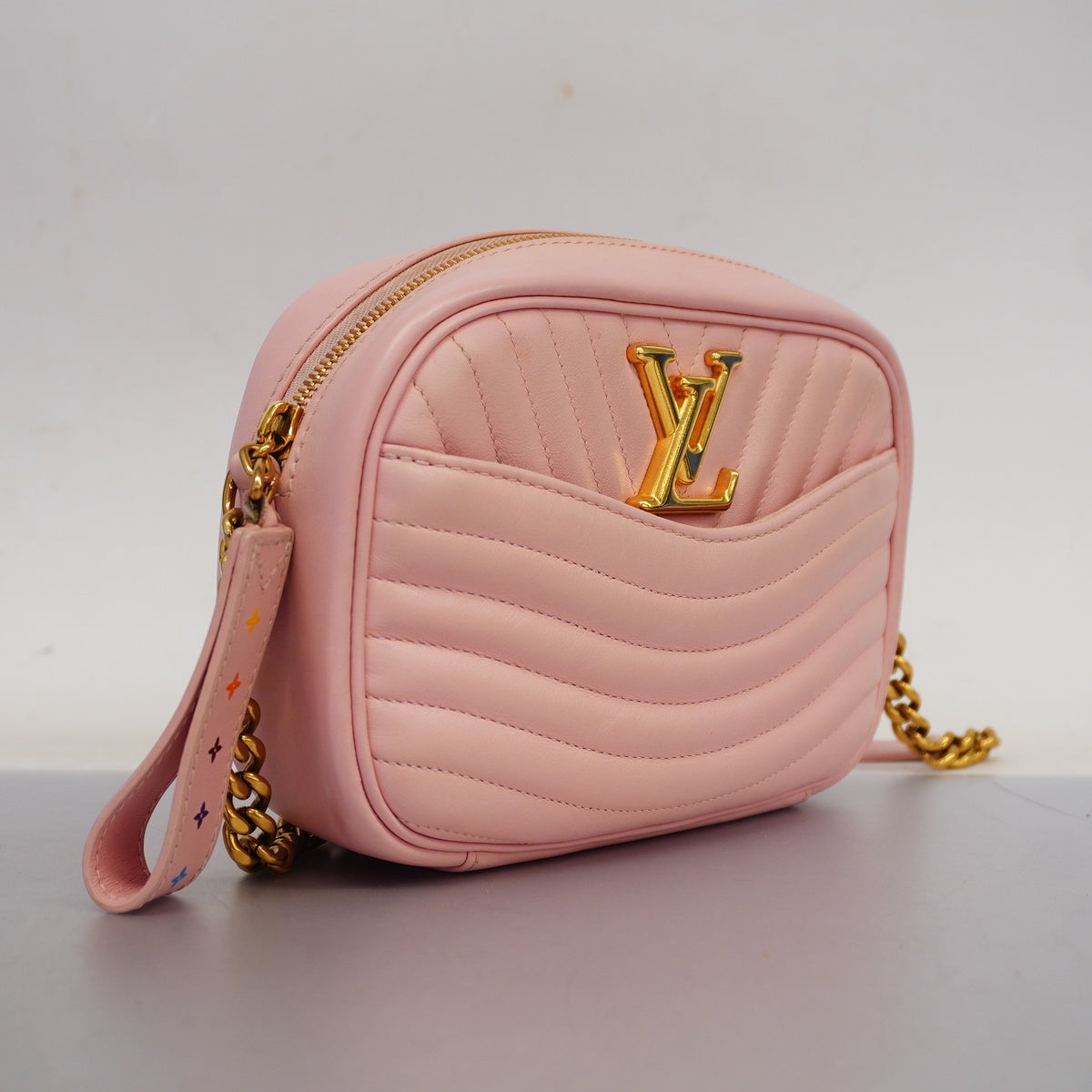 Louis Vuitton Shoulder Bag New Wave New Camera Bag Smoothy Pink