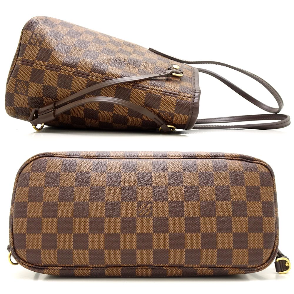 Louis Vuitton Damier Neverfull PM Tote Bag Ebene
