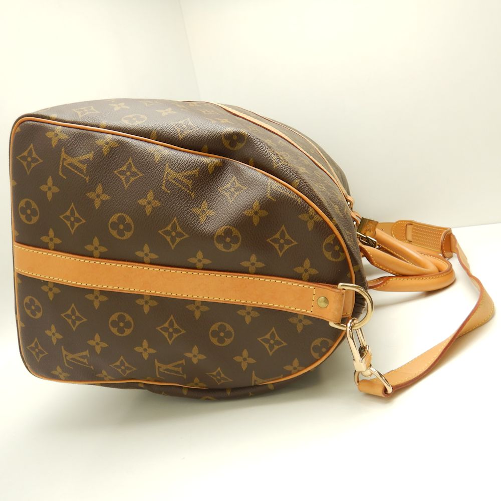 Louis Vuitton Monogram Keepall Bandouliere 50 Boston Bag Brown