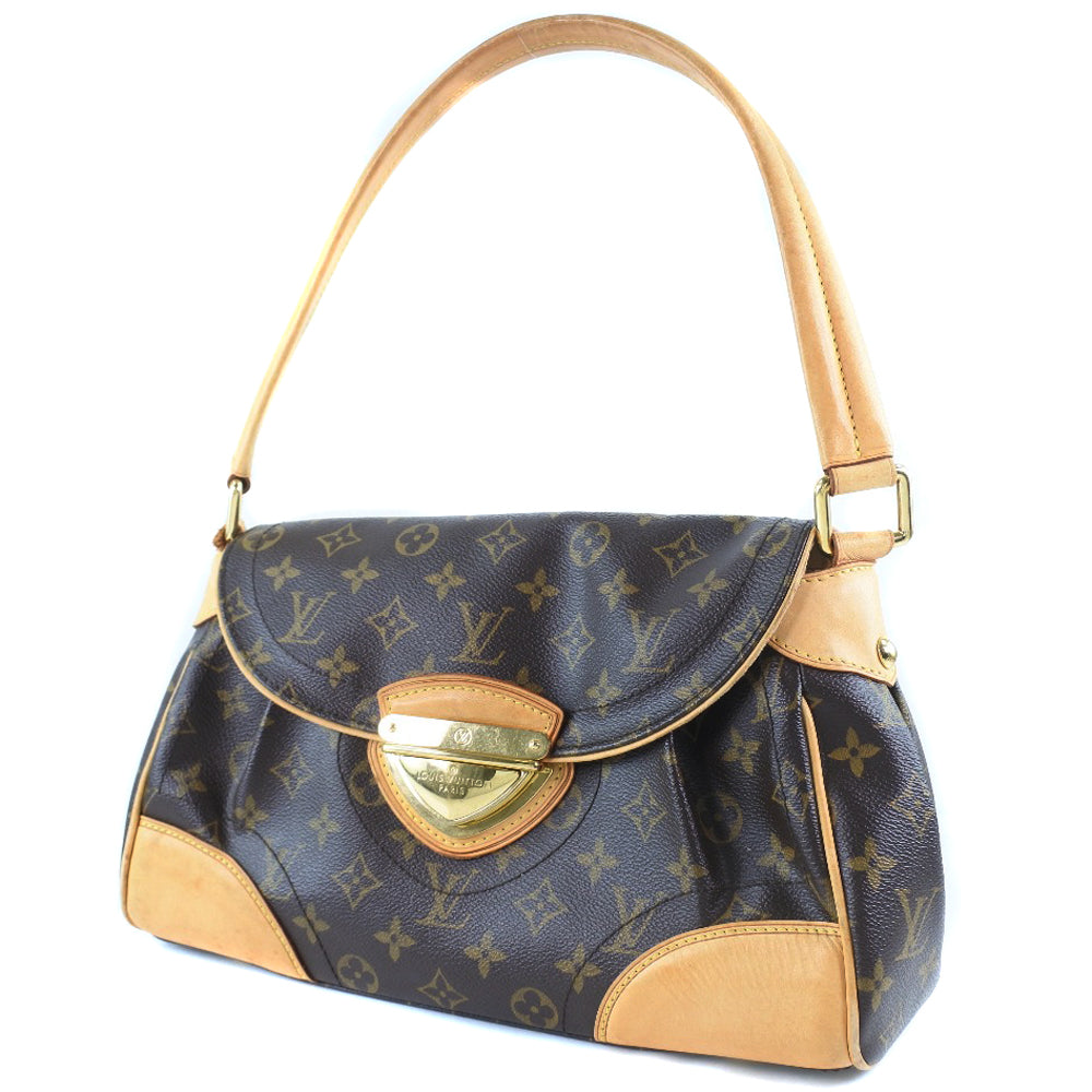 Louis Vuitton Beverly MM Shoulder Bag Monogram Canvas Brown