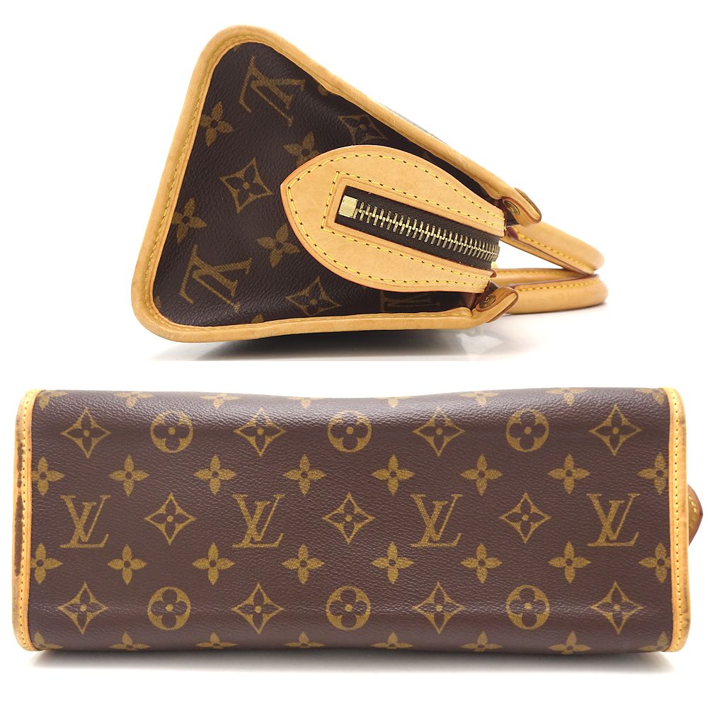 Louis Vuitton Monogram Popincourt  Handbag Brown