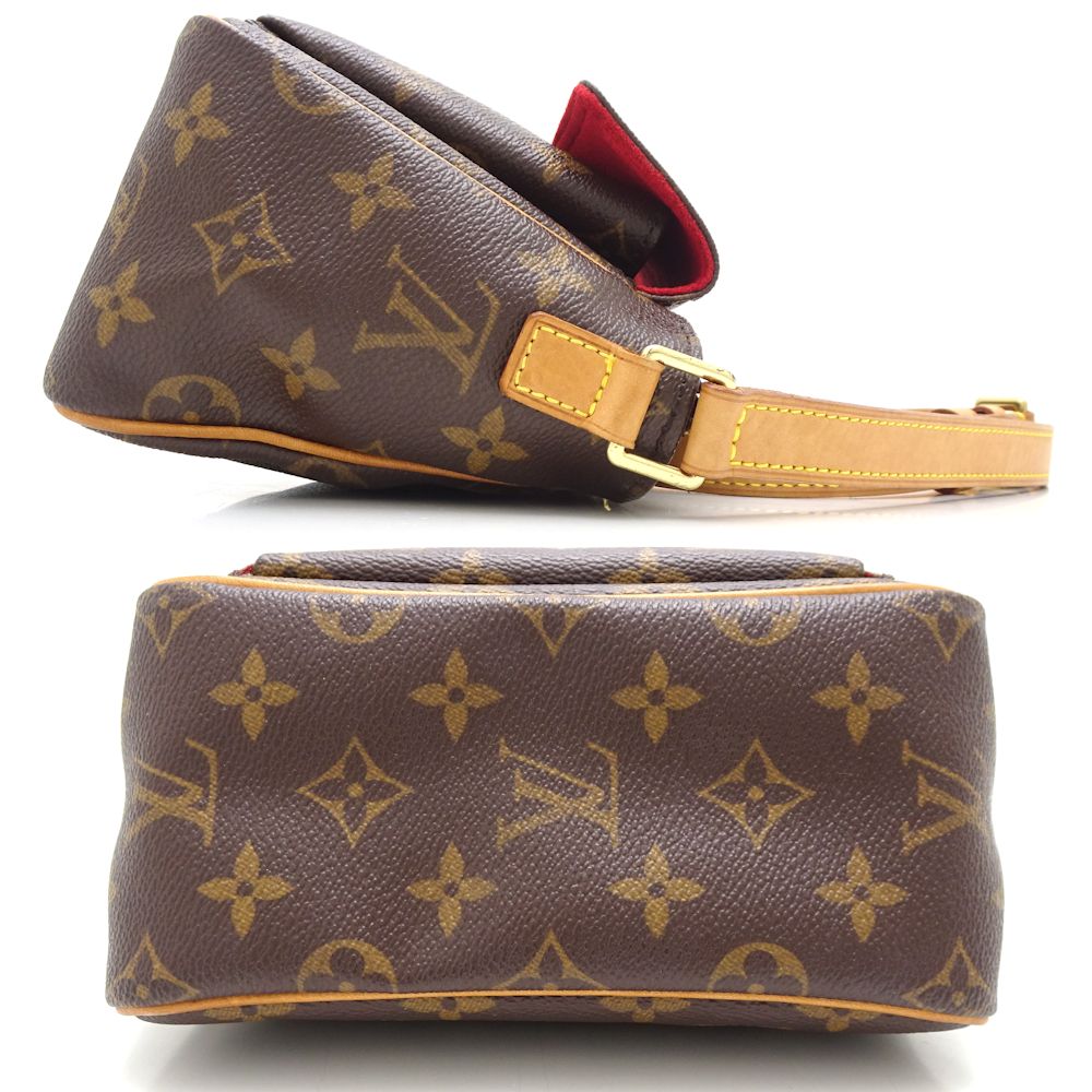 Louis Vuitton Monogram Viva Cite PM Crossbody Shoulder Bag Brown