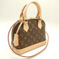Louis Vuitton Monogram Alma BB Handbag Brown