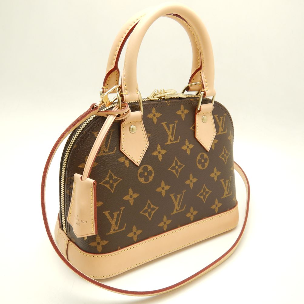 Louis Vuitton Monogram Alma BB Handbag Brown
